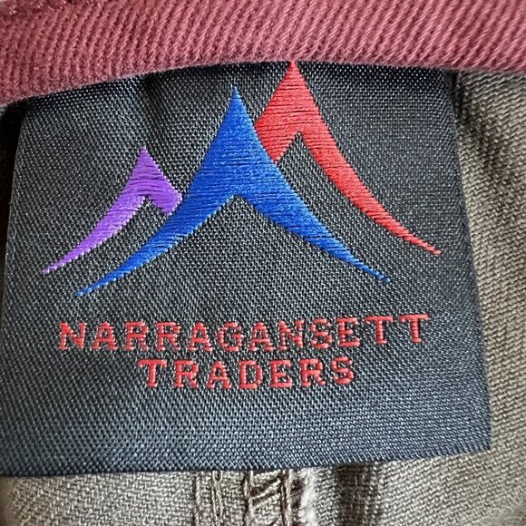 Narragansett Traders Men's Cargo Shorts Size 30 Flat Front Brown Cotton - Picture 4 of 10